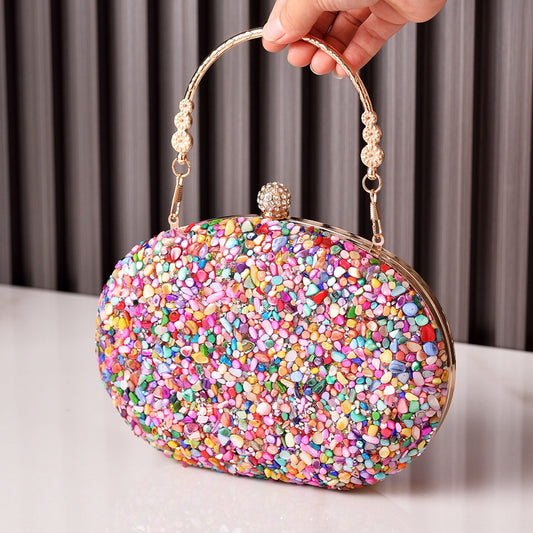 Diamond-studded Evening Bag
