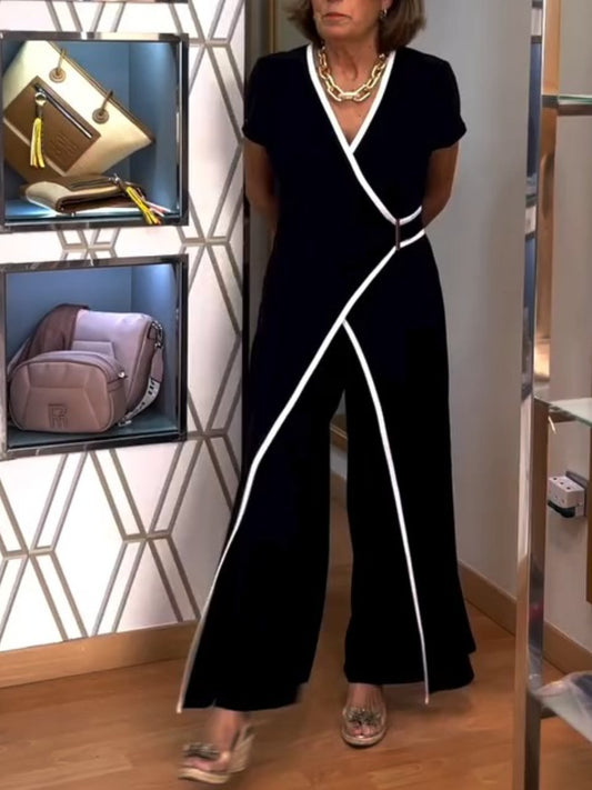 Black Comfortable Two-Piece Set